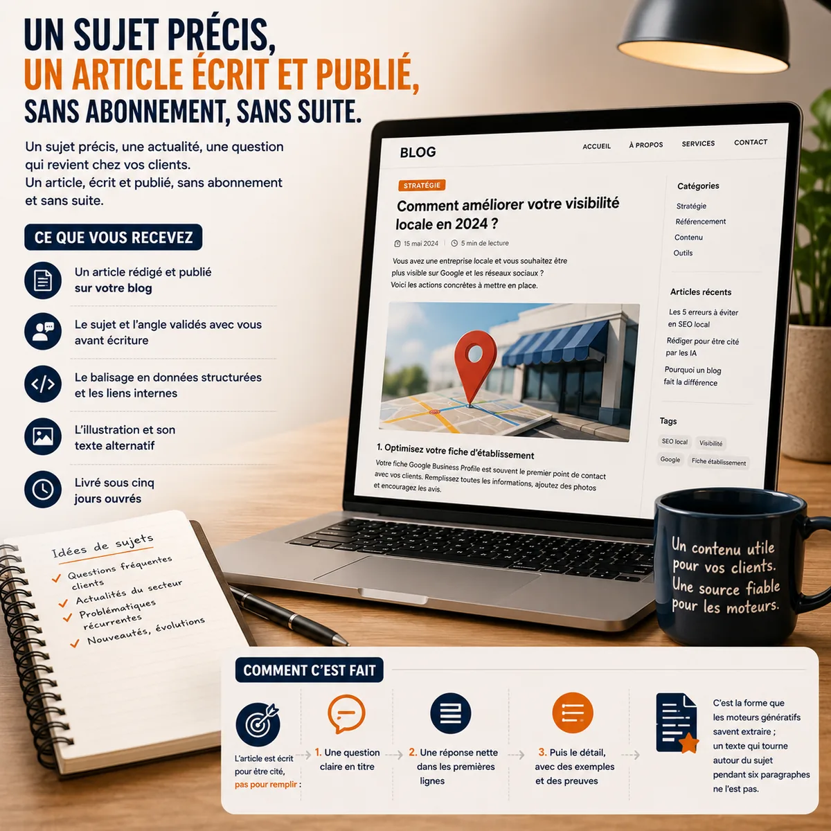 Article de blog à l'unité
