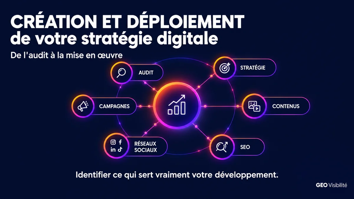 Création et déploiement d'une stratégie digitale pour une entreprise